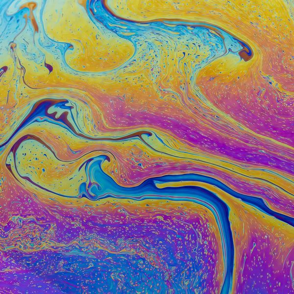 Icy blue abstract representation of flowing energy and vascular health